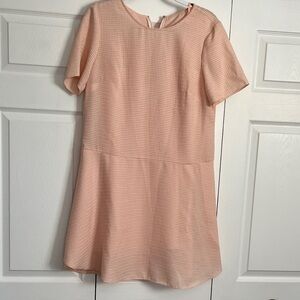 Donna Morgan Peach Textured Mini Dress